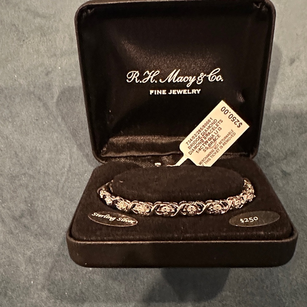 Silver Rose Bracelet